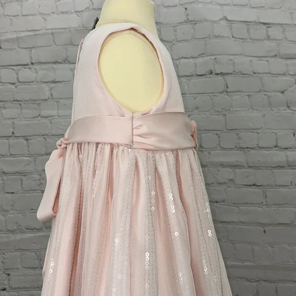 American Princess Holiday Blush Dress Size 4 sparkle - Picture 8 of 8